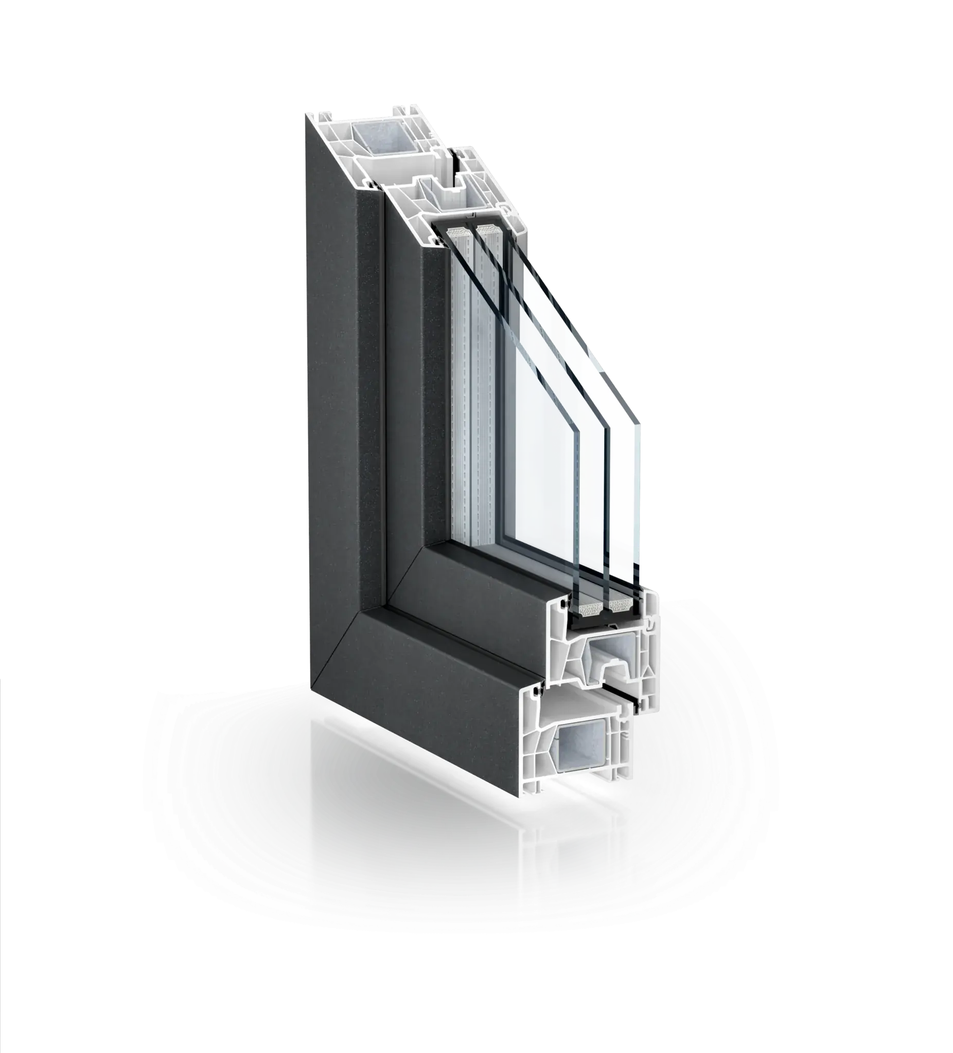 Canceleria de PVC perfil KÖMMERLING76 AD Xtrem