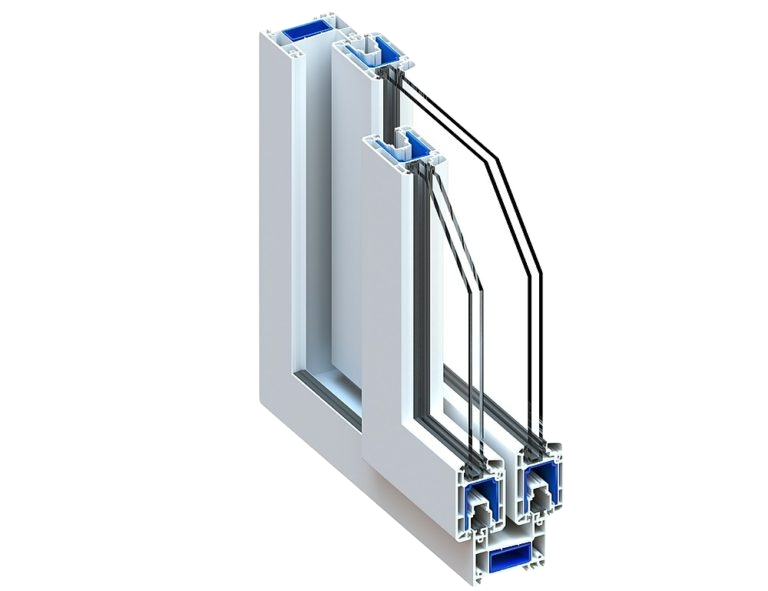 Canceleria de PVC perfil PremiLine-58