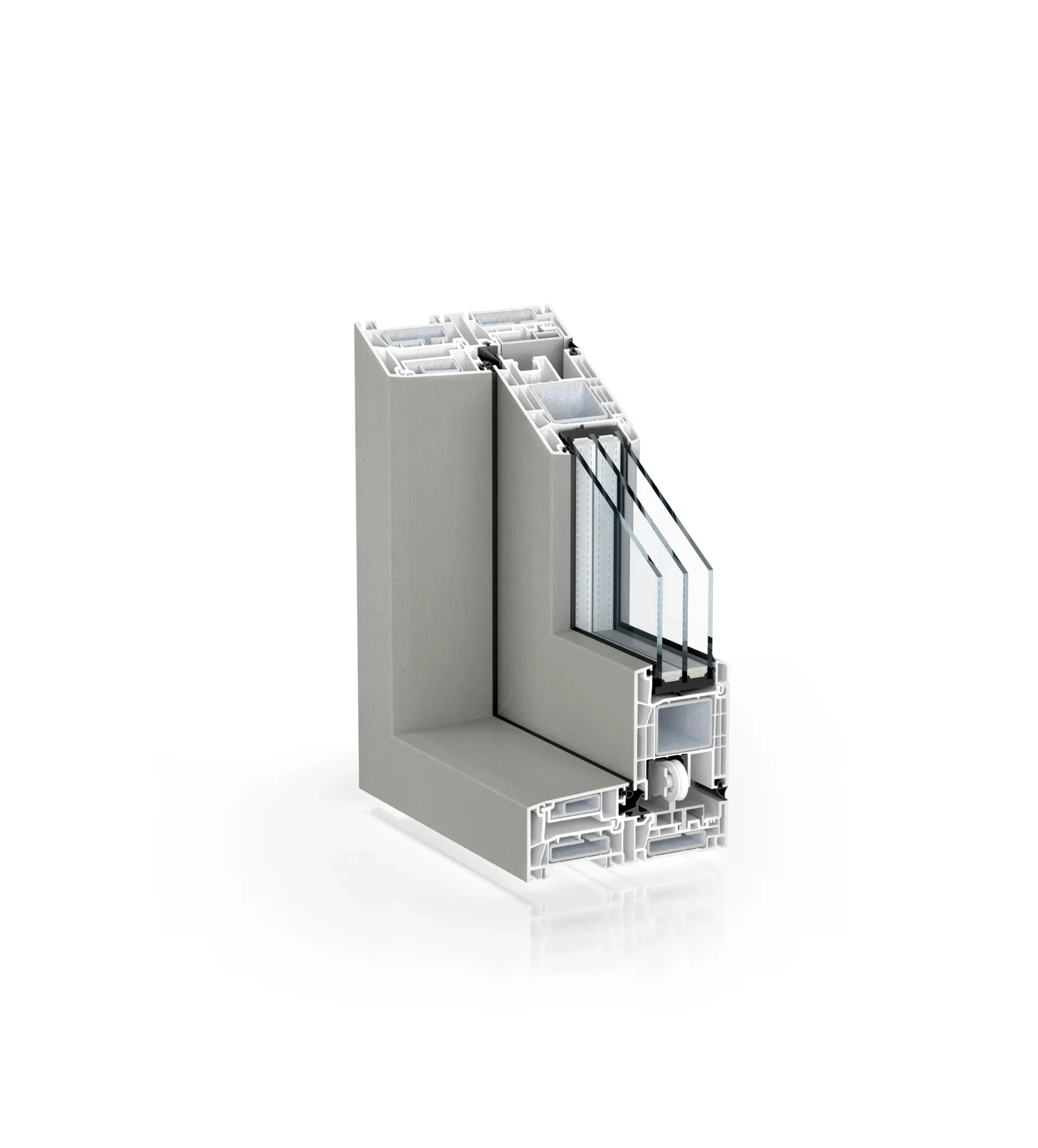 Canceleria de PVC perfil PremiSlide76