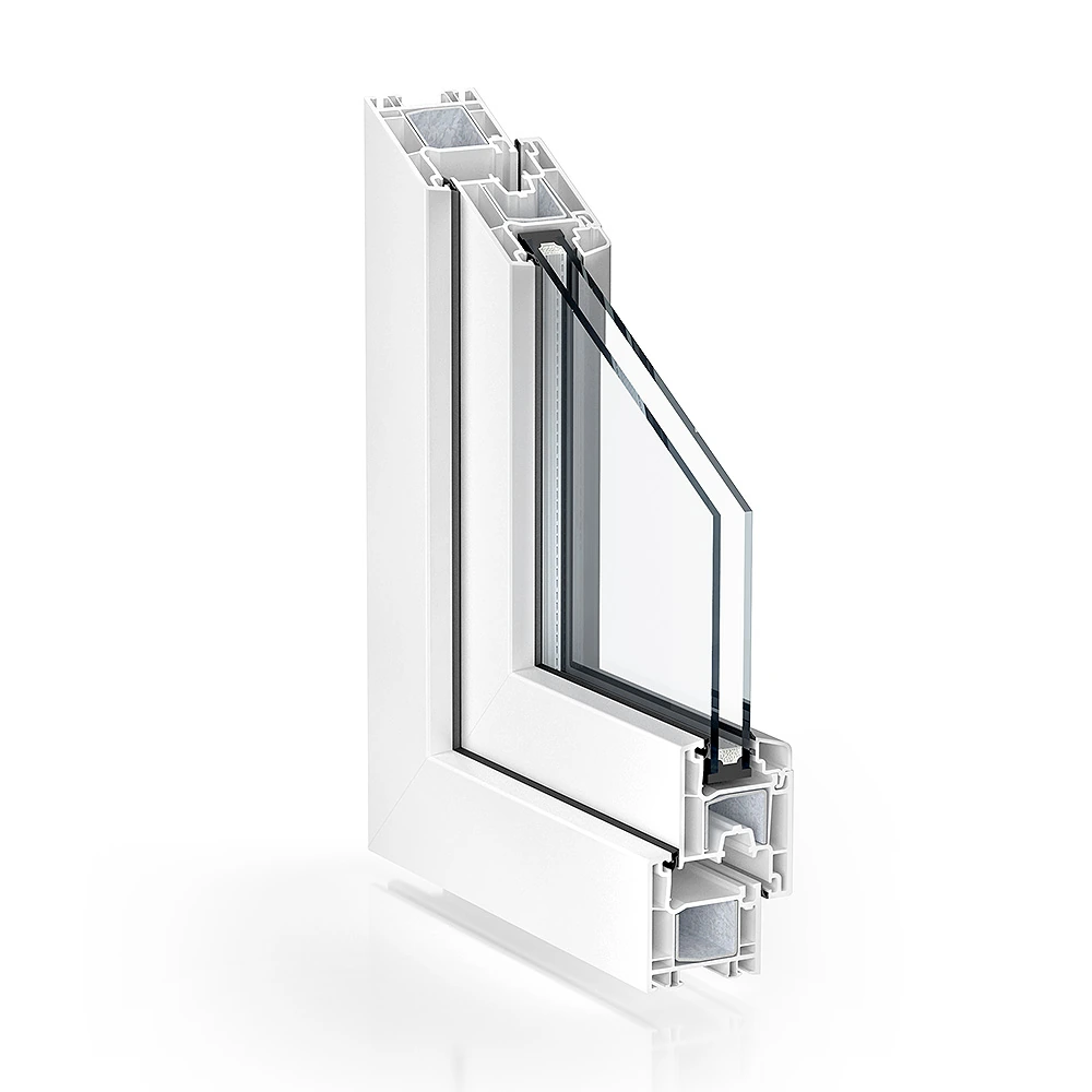 Canceleria de PVC perfil EuroFine58 Kömmerling